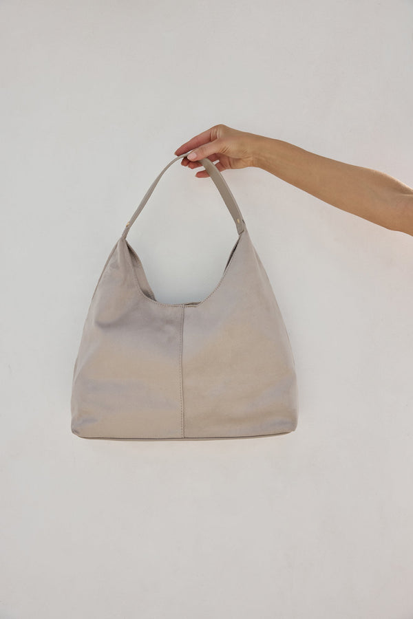 Tammy Shoulder Bag Mist Suede
