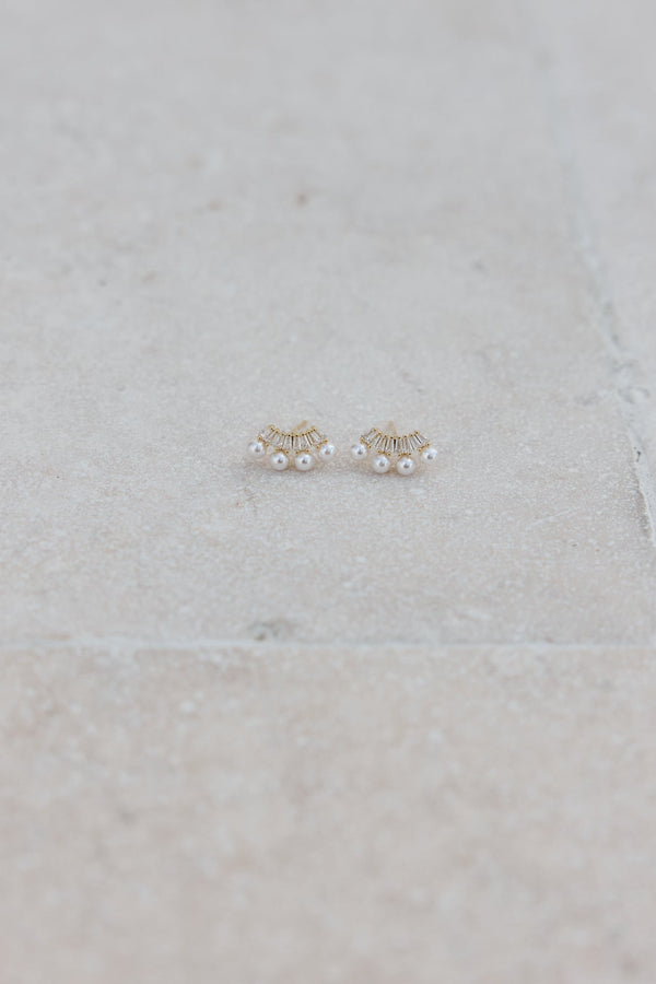 Crown Treasure Earrings Silver