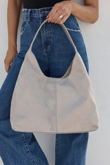 Tammy Shoulder Bag Mist Suede