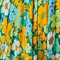 Floral Ruched Cap Sleeve Maxi Dress