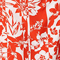 Floral Hanky Hem Short Sleeve Midi Dress