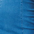 Cut-Out Detail Sleeveless Denim Mini Dress