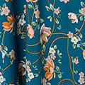 Floral Cap Sleeve Lace Trim Maxi Dress