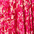 Floral Cap Sleeve Ruched Maxi Dress