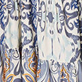 Patchwork Print Short Sleeve Midi Dress