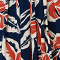 Floral V-Neck Pleated Midi Wrap Dress