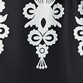 Ikat Print Sleeveless Empire Maxi Dress