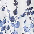 Floral 3/4 Sleeve Layered Hem Midi Dress