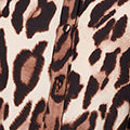 Animal Print Tiered Short Shirt Dress