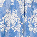 Ikat Print Tie Waist Midi Shirt Dress