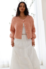 Ice Queen Knit Cardigan Pink