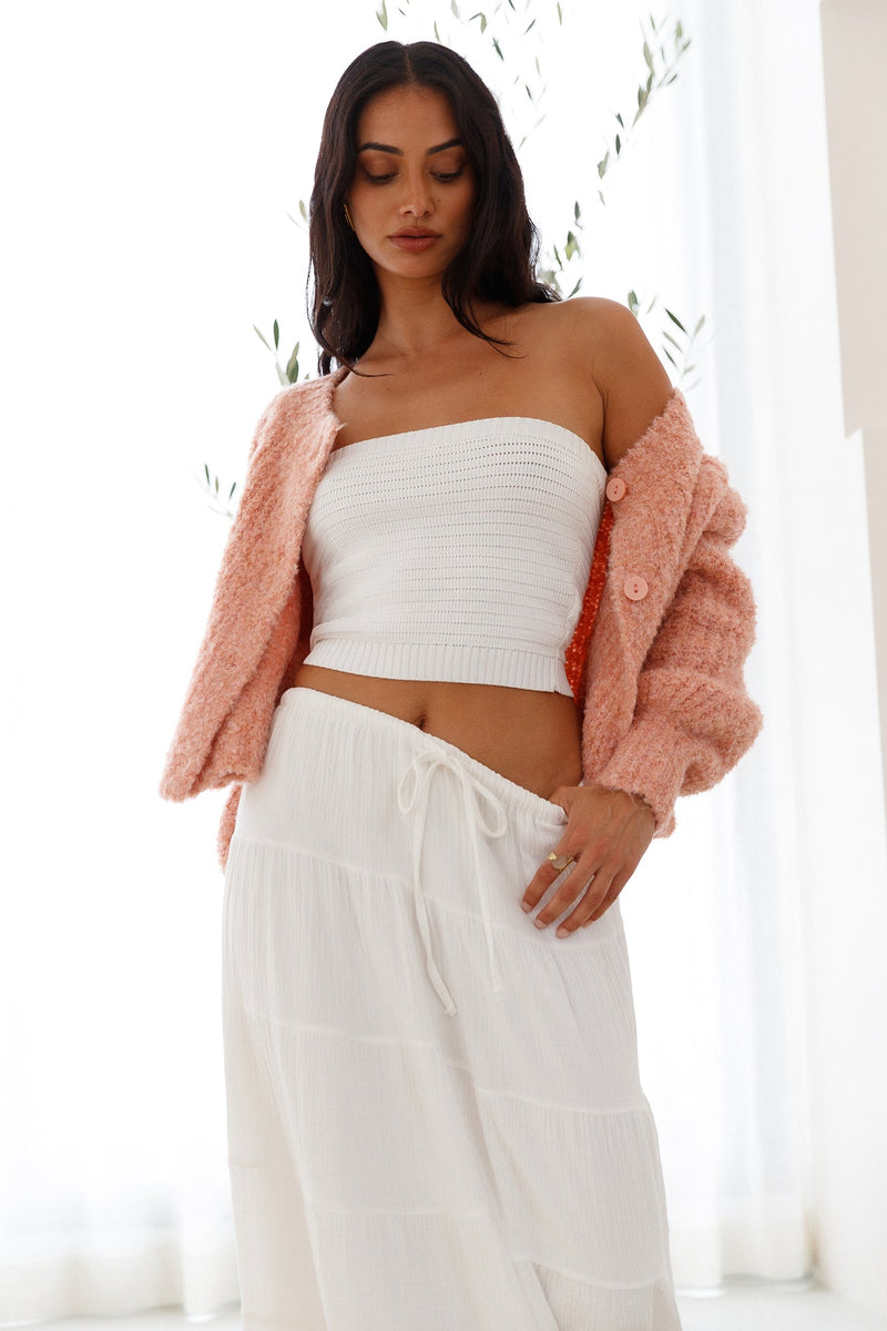 Ice Queen Knit Cardigan Pink