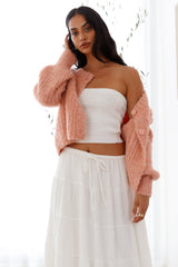 Ice Queen Knit Cardigan Pink