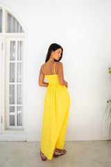 FORTUNATE ONE Blushing Lovers Maxi Dress Yellow