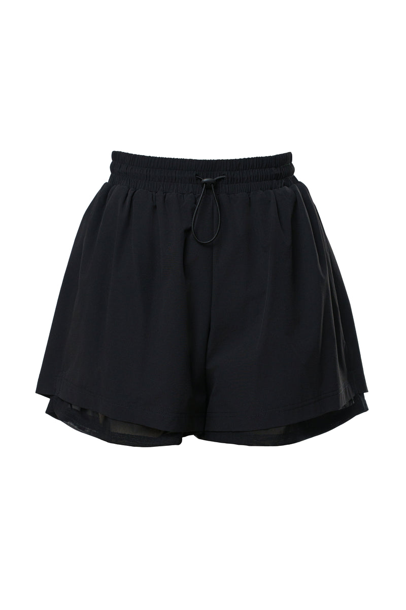 Black Velocity Nylon Shorts