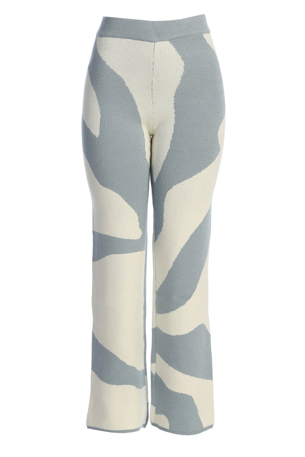 Blue Abstract Tiarra Pants