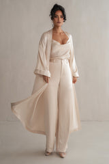 Champagne Ever After Satin Trousers
