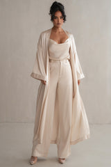 Champagne Ever After Satin Trousers