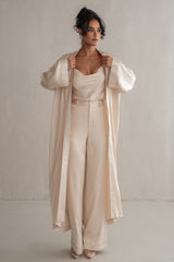 Champagne Ever After Satin Trousers