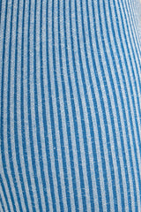 Denim/White Faya Ribbed Pants