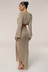 Gold Sunlit Metallic Sarong